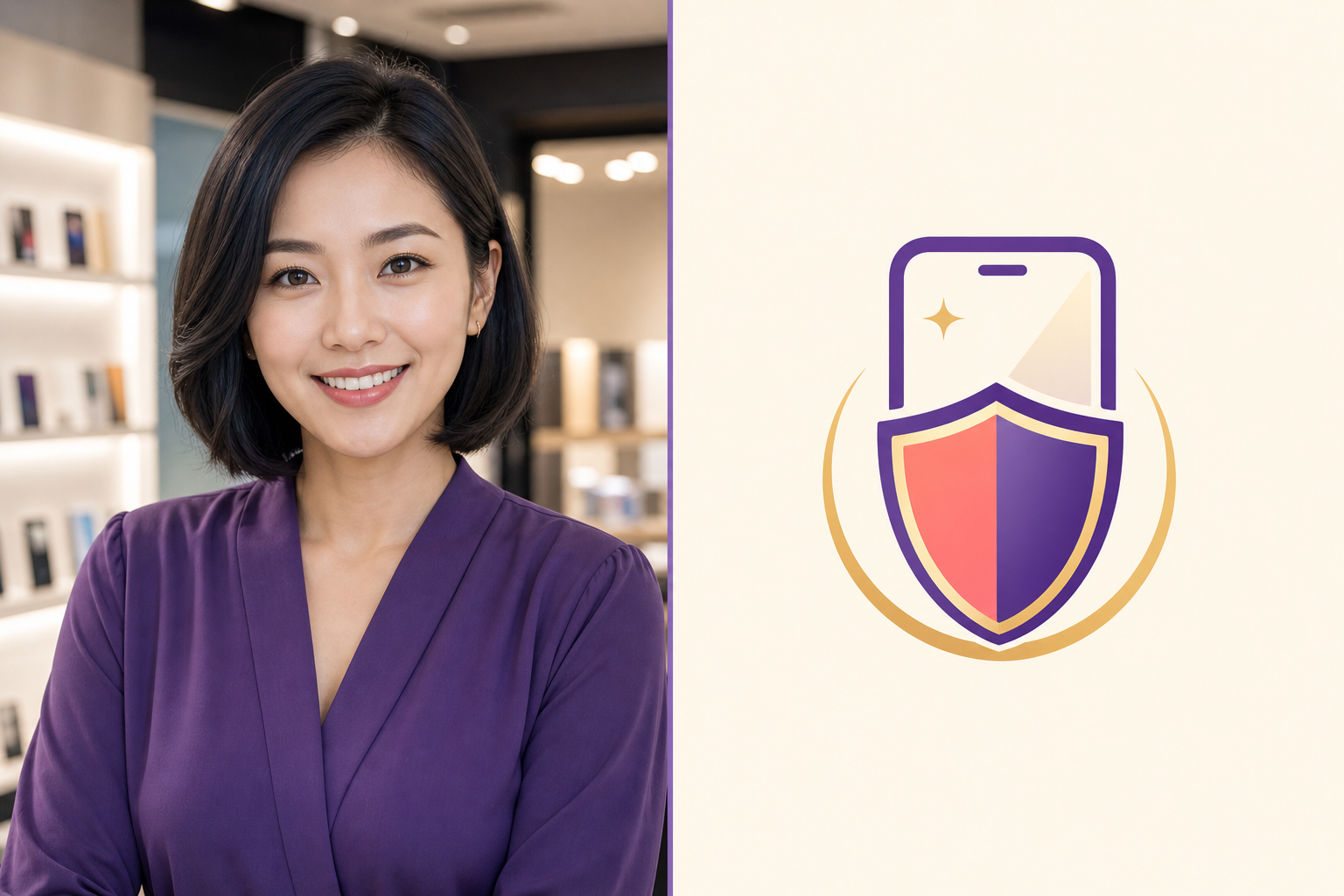 姬天下有限公司合作店家代表形象與手機識別圖